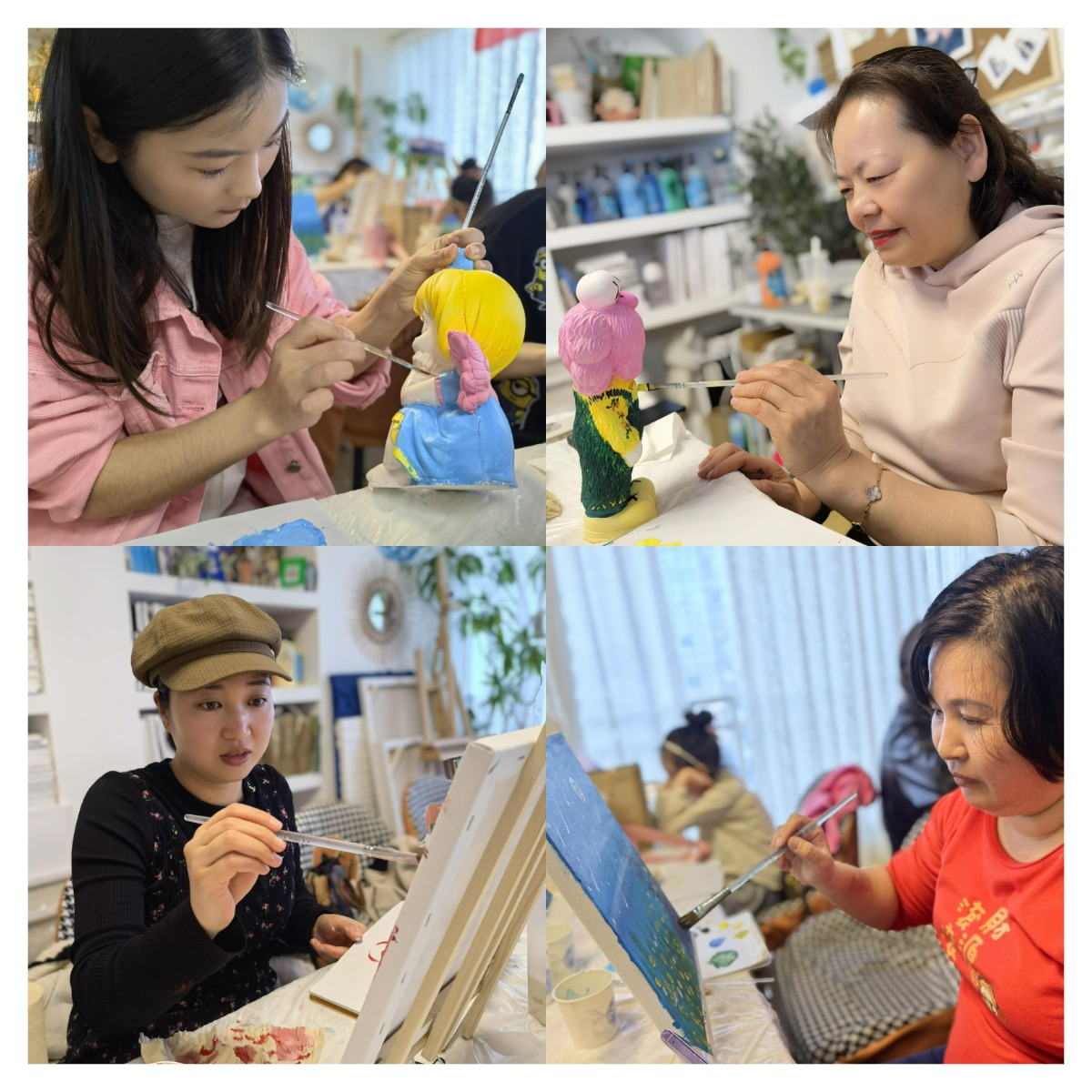 “要出彩，更要多彩”——置地建工集團(tuán)開(kāi)展慶?！叭恕眿D女節(jié)油畫(huà)DIY主題活動(dòng)